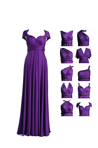 Infinity Kleid mit Bandeau Convertible Brautjungfernkleid Lang Übergröße Multi-Way Kleid Twist Wickelkleid von 72styles