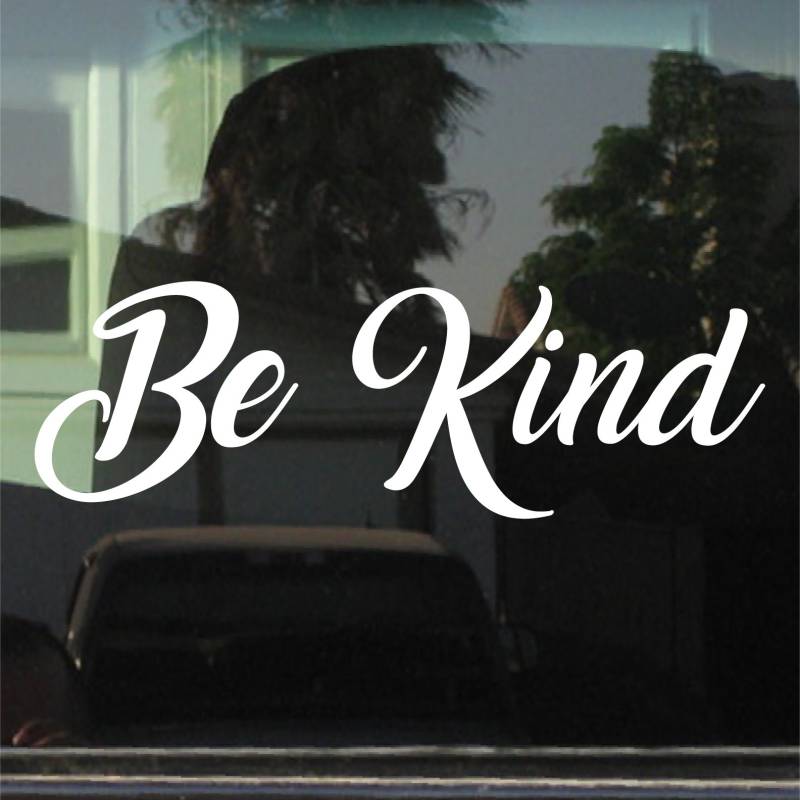 Be Kind Custom Vinyl Sticker/Aufkleber von 734designs
