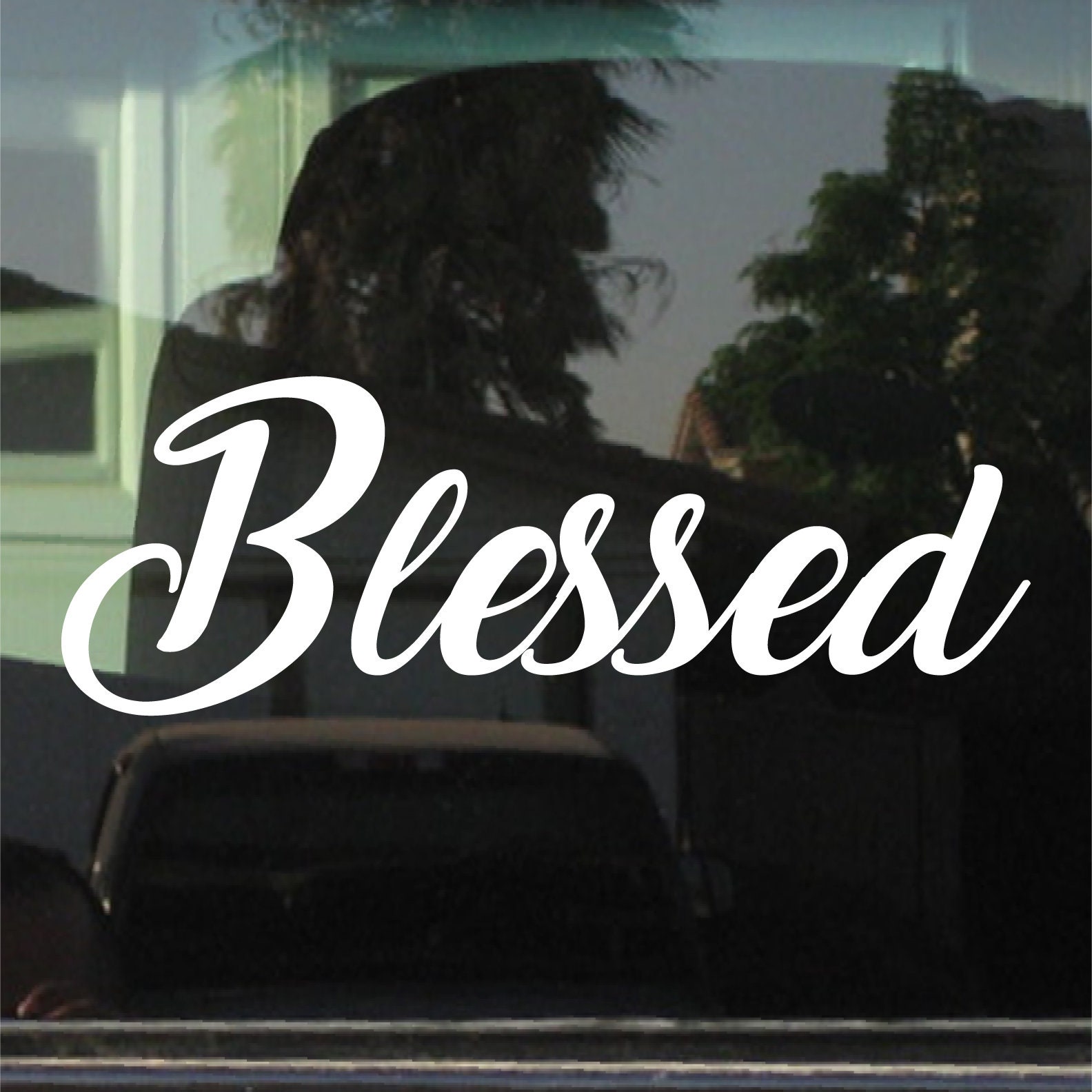 Blessed Custom Vinyl Sticker/Aufkleber von 734designs