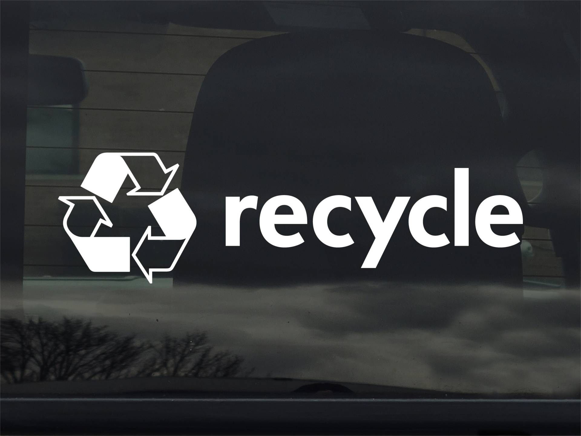 Recycling - Reduzieren, Wiederverwenden, Verlängern Individuelle Vinyl Sticker Aufkleber von 734designs