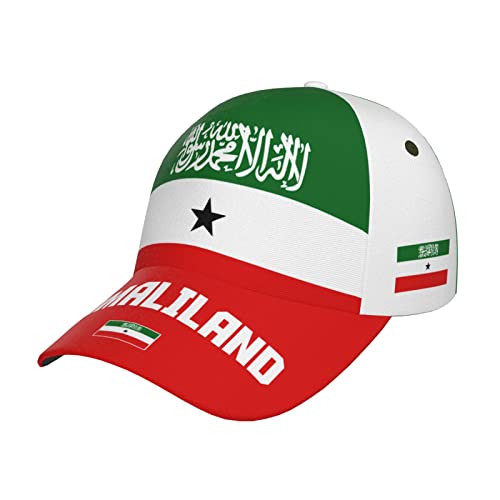 Herren Damen Baseball Kappen Somaliland-Flagge Angeln Hüte Leicht Hip-Hop-Hut Mode Visier Hut Für Sport Golf Angeln von 747