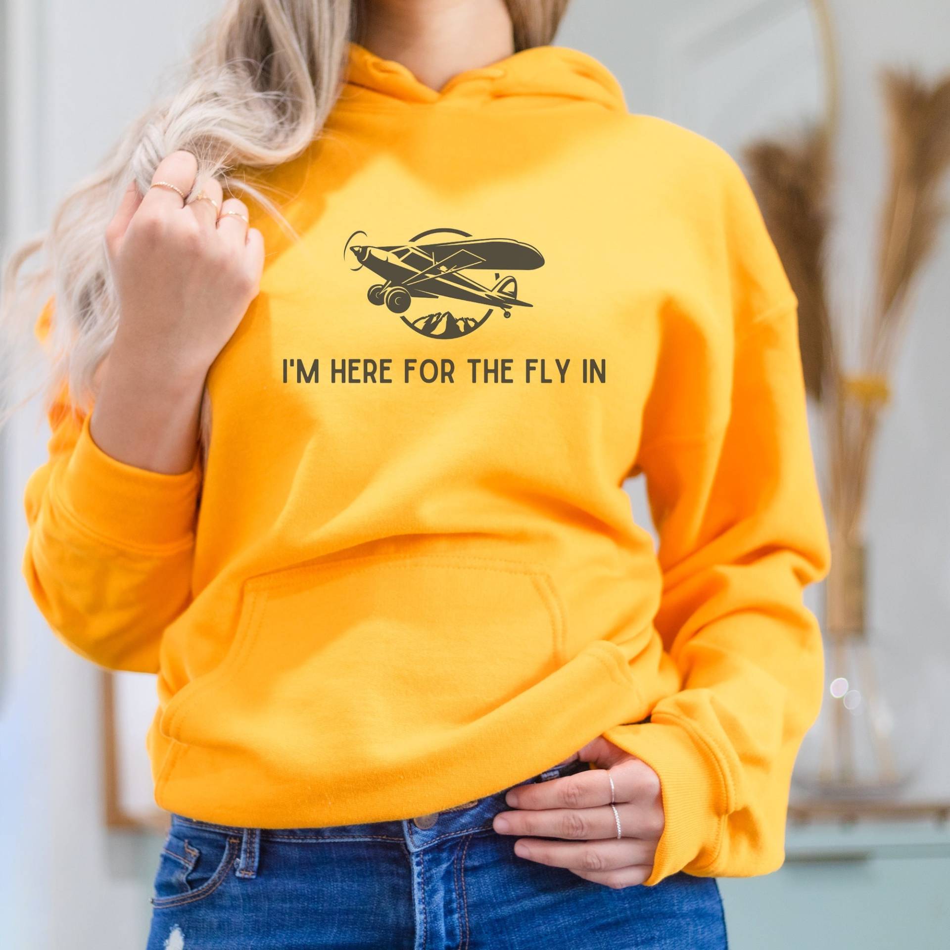 Ich Bin Hier Für Das Einfliegen Hoodie | Geschenk Pilot Luftfahrt Shirt Flugzeug-Sweatshirt Fluglehrer Privatpilot Ich Bin Hier Für Das Einfliegen Hoodie | Geschenk Pilot Luftfahrt Shirt Flugzeug-Sweatshirt Fluglehrer Privatpilot von 74SIERRA