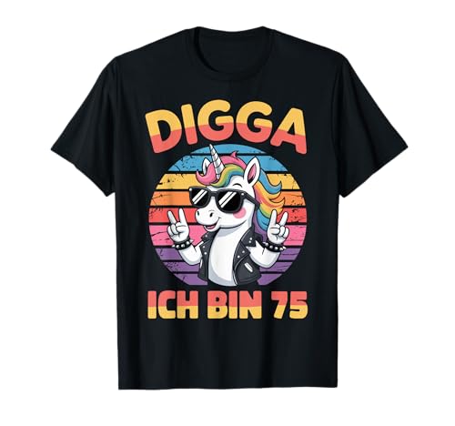75. Geburtstag Frauen Geschenk Einhorn 75 Jahre Deko Lustig T-Shirt 75. Geburtstag Frauen Geschenk Einhorn 75 Jahre Deko Lustig T-Shirt von 75. Geburtstag Geschenk Junge Geschenkidee