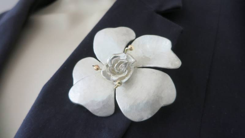 Hibiscus Brosche von 750creation