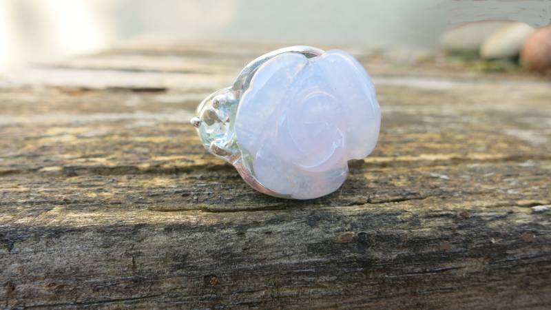 Ring „Blaue Blume" von 750creation