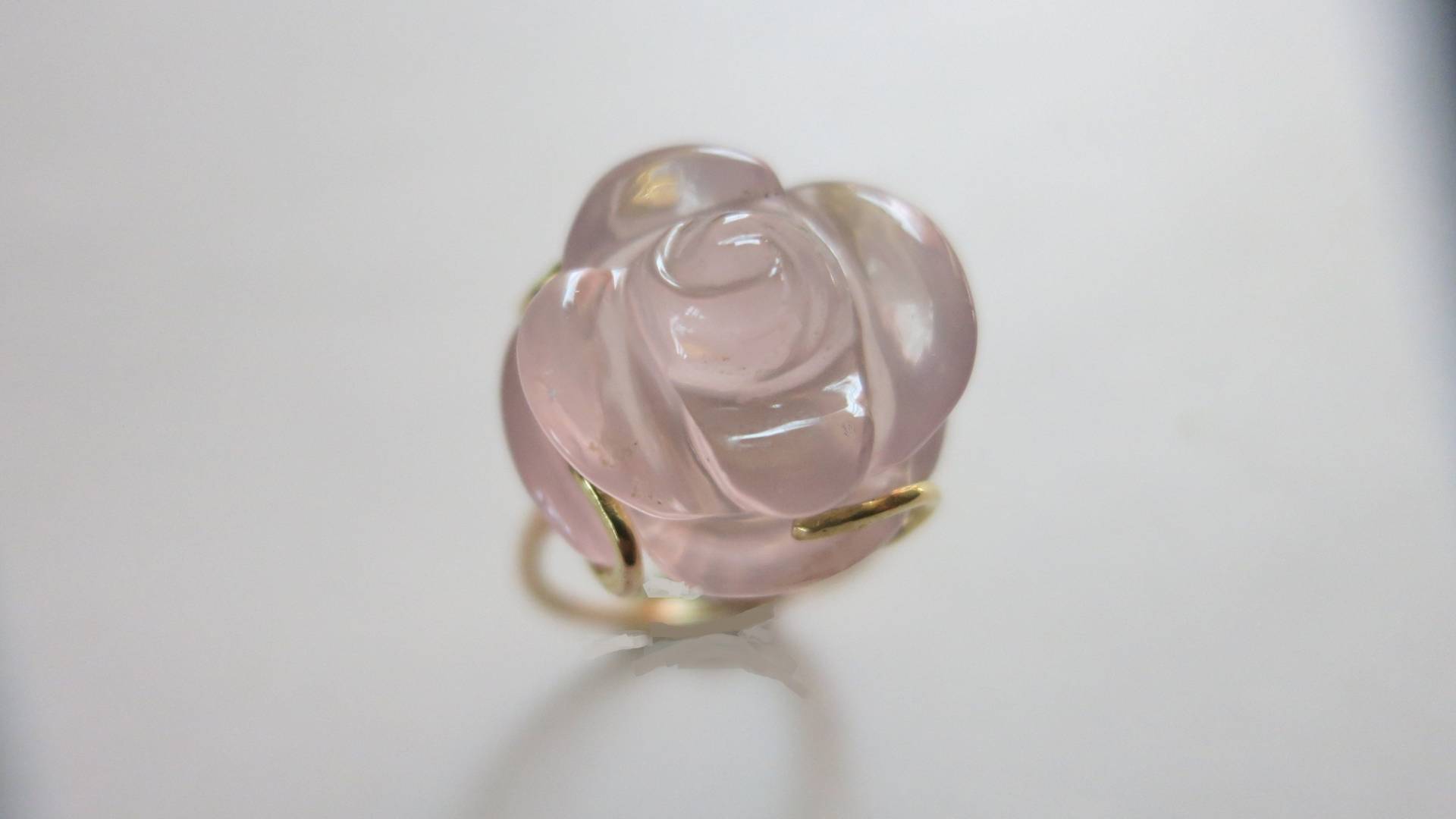 Rosa Ring von 750creation