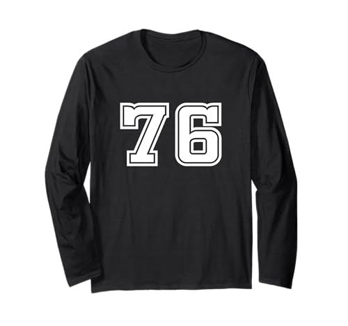 76 Nummer 76 1976 Team University College Herren Damen Kinder Langarmshirt 76 Nummer 76 1976 Team University College Herren Damen Kinder Langarmshirt von 76 Number 76 Apparel
