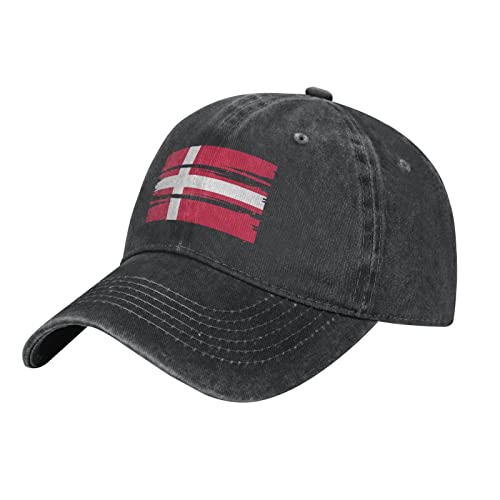 778 Baseballkappe Dänemark-Flagge Basecap Atmungsaktiv Baseball Cap Mode Dad Hat Für Outdoor Running Ausflug von 778