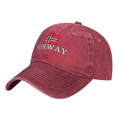 778 Baseballkappe Norwegen-Flagge Baseball Kappe Verstellbare Baseball Mützen Unisex Basecap Baseball Für Wandern Athletic von 778