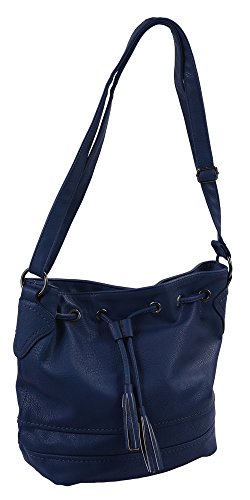 786 Online Shop Damenhandtasche Tasche Damentasche (195C) Henkeltasche Handbag Schultertasche Shopper Neu Farbe Blau von 786 Online Shop