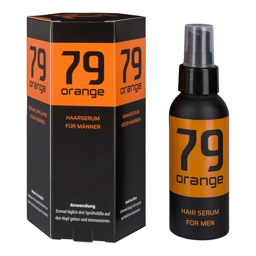 79orange – Haarserum für Männer – Haarwachstum, Pflege & Stärkung, Haarkur gegen Haarausfall, Wachstums"mittel auf Basis von botanischem 3HC-Komplex mit Koffein & Provitamin B5 – Spray – 100 ml 79orange – Haarserum für Männer – Haarwachstum, Pflege & Stärkung, Haarkur gegen Haarausfall, Wachstums"mittel auf Basis von botanischem 3HC-Komplex mit Koffein & Provitamin B5 – Spray – 100 ml von 79orange