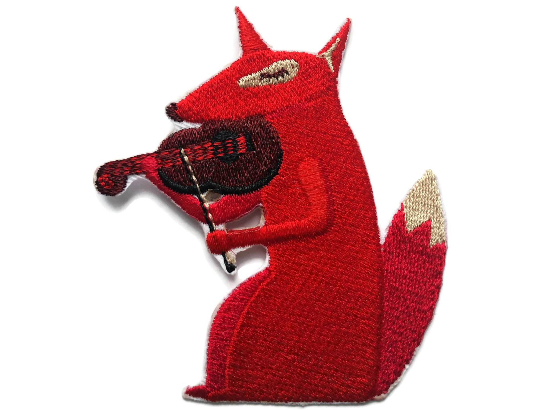 Fuchs Geige Gestickt Eisen Auf Patch Applikation Qualität Fuchs Geige Gestickt Eisen Auf Patch Applikation Qualität von 7CraftyCats