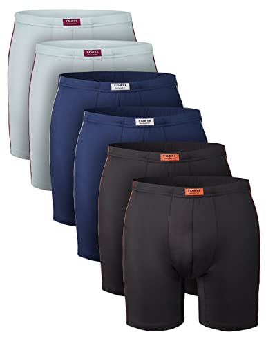 7 Days Herren Retro Longshorts als 3er oder 6er Pack aus Microfaser mit seitlichem Paspel XXL 6er Pack von 7 Days