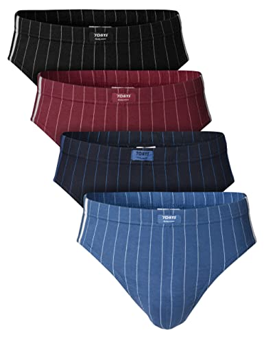 7 Days Herren Retro Slip 4er oder 8er Pack aus Baumwolle mit Elasthan M von 7 Days