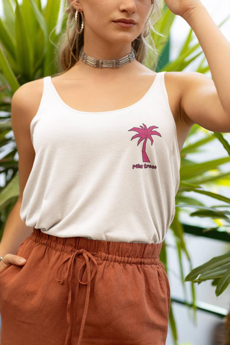 Palm Trees Top von 7EVENNIGHTS