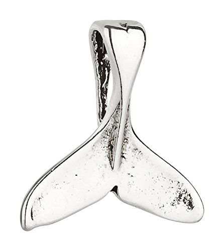 7K Unisex Charm Anhänger Walflosse aus 925 Sterling Silber (15x15mm) von 7K