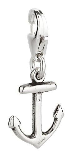 7K Unisex Charm Anhänger kleiner Anker 2 aus 925 Sterling Silber (13x9mm) von 7K