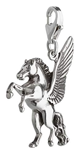 Charm Anhänger Pegasus aus 925 Sterling Silber, einseitig ausgearbeitet (21x18mm) Charm Anhänger Pegasus aus 925 Sterling Silber, einseitig ausgearbeitet (21x18mm) von 7K