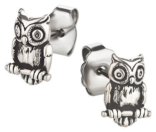 Ohrstecker Ohrringe Eule Silber 925 Sterling als Ohrschmuck mit kleiner Schmuckbox - 7K - Schmuck Geschenke für Damen, Mädchen, Jungen, Kinder und Herren Ohrstecker Ohrringe Eule Silber 925 Sterling als Ohrschmuck mit kleiner Schmuckbox - 7K - Schmuck Geschenke für Damen, Mädchen, Jungen, Kinder und Herren von 7K