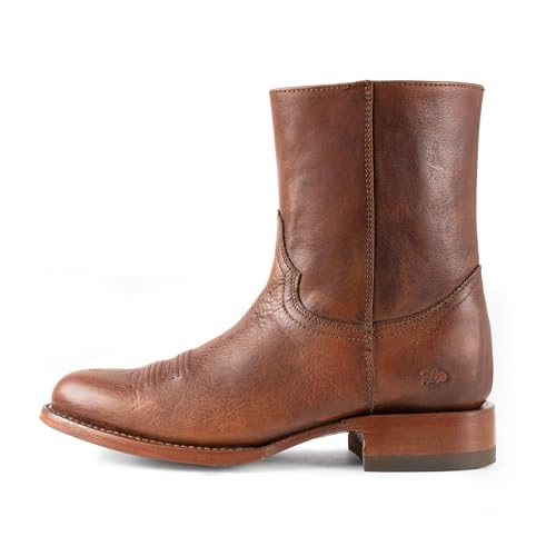7L SIETE LEGUAS Herren Cowboystiefel aus Leder mit Reißverschluss und Ledersohle, Stil 11200, Paddock Whiskey, 47.5 EU von 7L SIETE LEGUAS