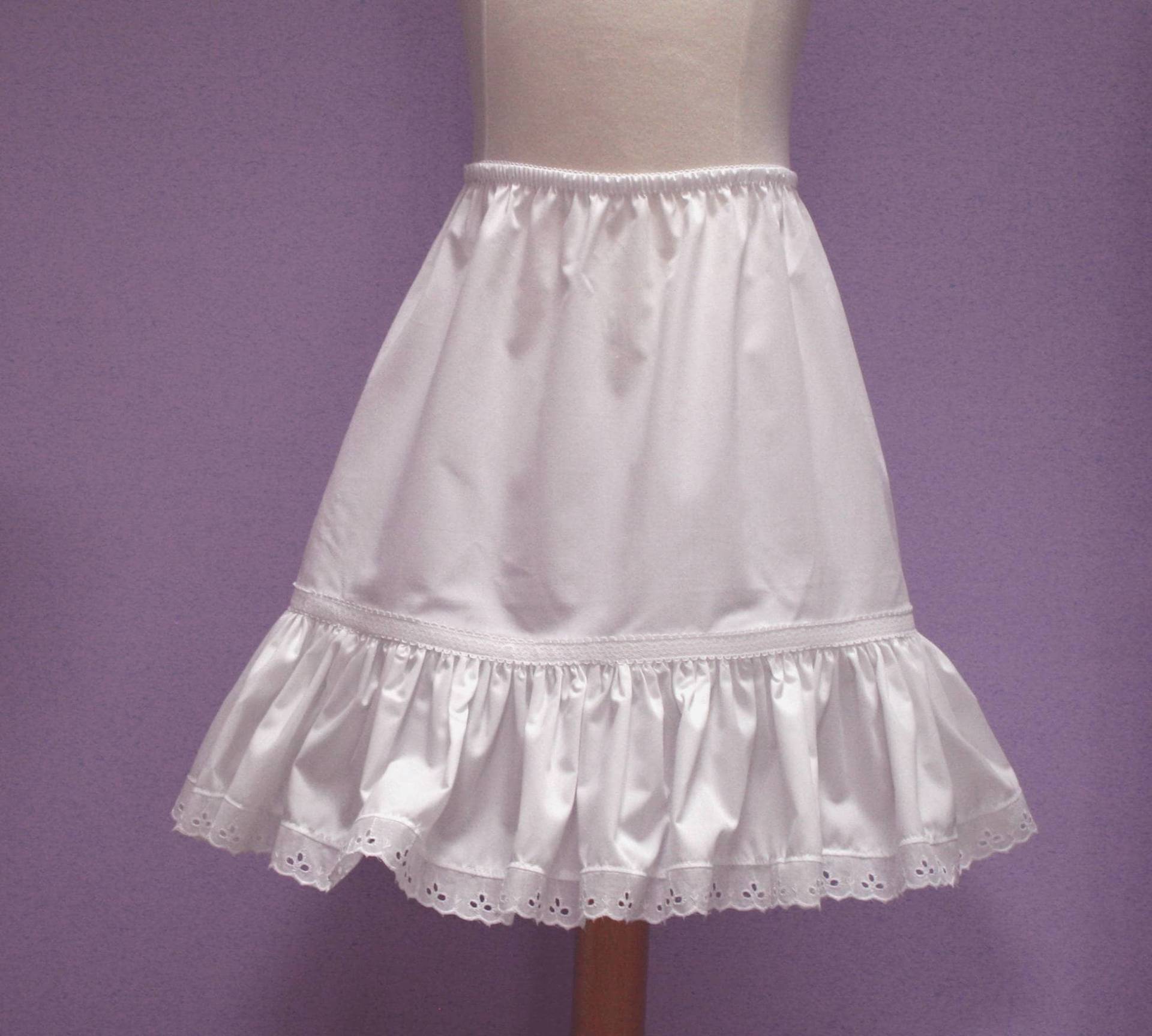 Women's Petti #704A, Damen Eyelethalfslip, Slip, Petticoat, Hochzeit, Square Dance, Custom Made in Usa von 7PineDesign