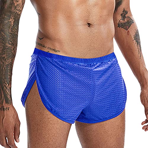 7Power Herren Laufshorts mit großen geteilten Seiten Color Blue Size M von 7Power