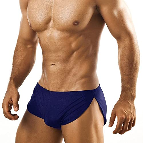 7Power Herren Laufshorts mit großen geteilten Seiten Color Navy Blue Size XL von 7Power