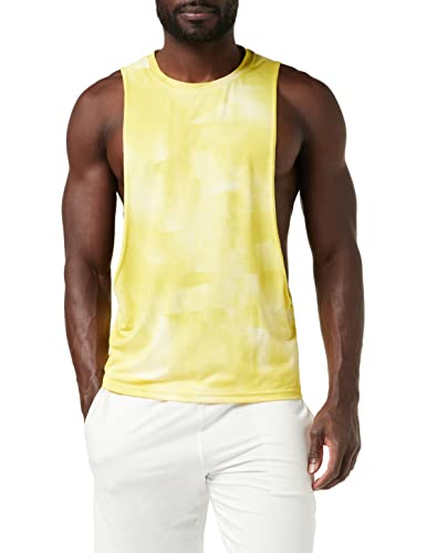 7Power Herren ärmellose Muscle Stringer Weste Cut Open Gym Training Bodybuilding Tanktop Color Yellow Size L von 7Power