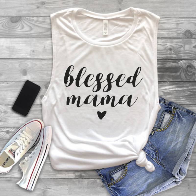 Gesegnetes Mama Muskel Tank Top - Gesegnetes Shirt Geschenk Für von 7Sages