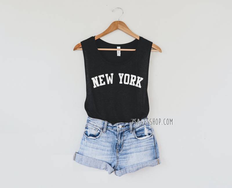 New York Muskel Tank Top - Shirt Nyc Ny City von 7Sages