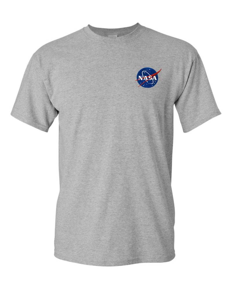 Nasa Meatball Logo Sport Graues Besticktes T-Shirt - Bis Zu 3x Approved Kostenloser Versand Nasa Meatball Logo Sport Graues Besticktes T-Shirt - Bis Zu 3x Approved Kostenloser Versand von 7Shirts