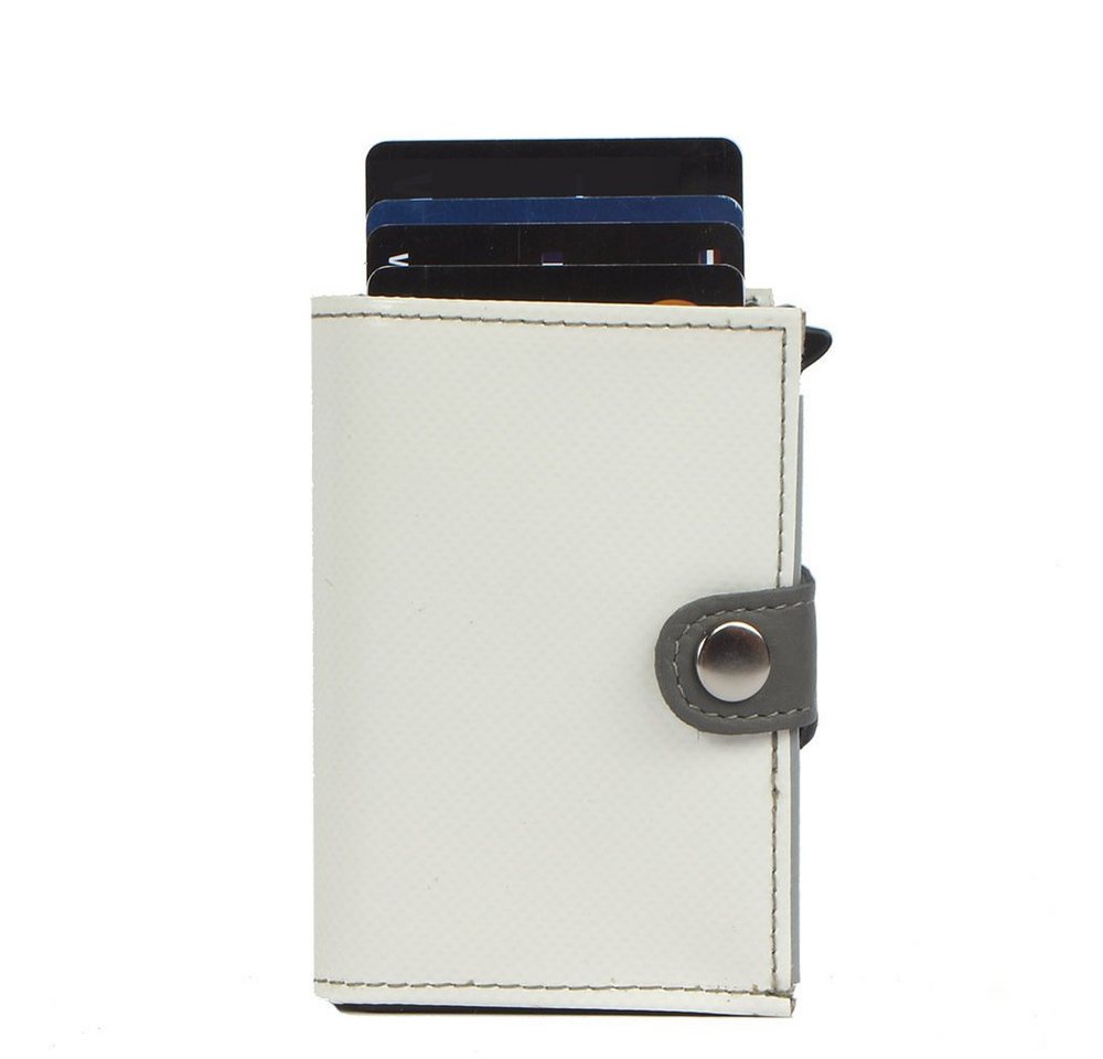 7clouds Mini Geldbörse noonyu double tarpaulin, Kreditkartenbörse aus Upcycling Tarpaulin von 7clouds