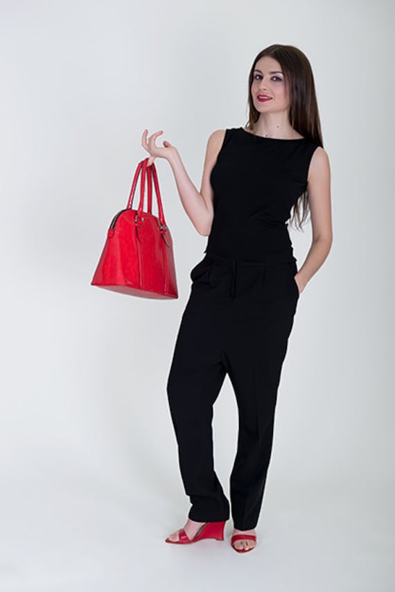 Bundfaltenhose Mit Tiefem Schritt von 7dresses