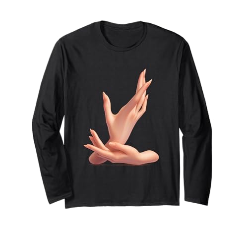 Schöne Finger Frauen Kinder Lustig Langarmshirt von 7eaven Shop