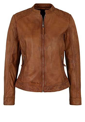 7eleven Damen Lederjacke Feman cognac 42 von 7eleven