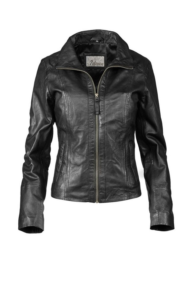 7eleven Lederjacke SETAMMY (1-St) mit dekorativen Ziernähten von 7eleven