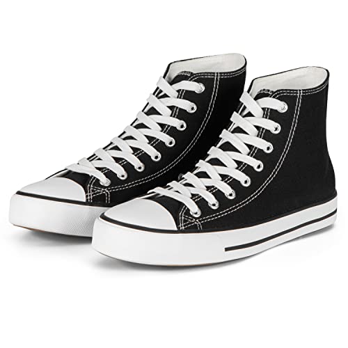 7kmh Essentials Trainer High Top Turnschuhe Unisex Sneaker Damen Herren Black 37 von 7kmh