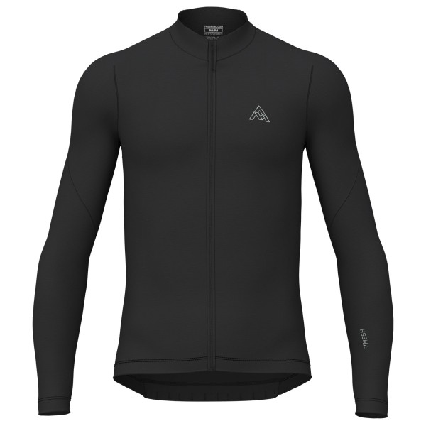 7mesh - Ashlu Merino Jersey L/S - Radtrikot Gr S schwarz von 7mesh