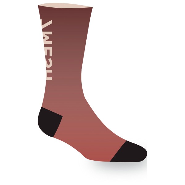 7mesh - Fading Light Sock - Radsocken Gr 35-38 braun von 7mesh