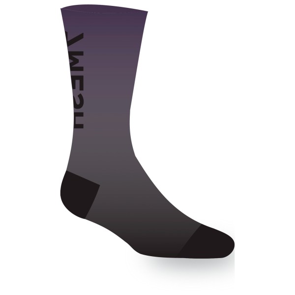 7mesh - Fading Light Sock - Radsocken Gr 43-45 grau von 7mesh