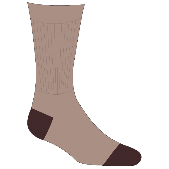 7mesh - Gravity Sock - Radsocken Gr 39-42 braun von 7mesh