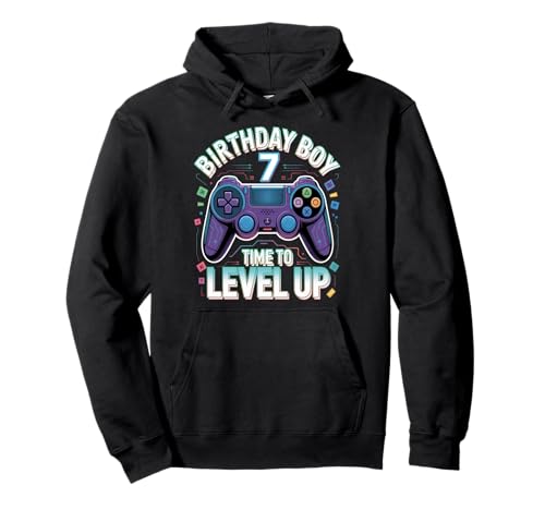 Birthday Boy Time To Level Up Gamer Videospiel 7 Jahre alt Pullover Hoodie Birthday Boy Time To Level Up Gamer Videospiel 7 Jahre alt Pullover Hoodie von 7th Birthday Boy Game Control