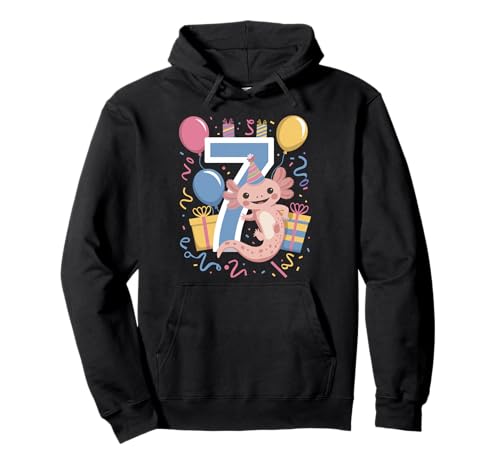 axolotl 7 geburtstag junge mädchen 7 jahre alt siebter axolotl Pullover Hoodie axolotl 7 geburtstag junge mädchen 7 jahre alt siebter axolotl Pullover Hoodie von 7th Girls, Boys Axolotl 7 Birthday