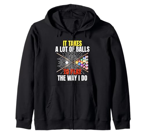 Lustiges Pool-Design für Männer und Frauen, Billard-Liebhaber, Poolspieler Kapuzenjacke von 8 Ball Pool Gift Billiards Accessories & Stuff
