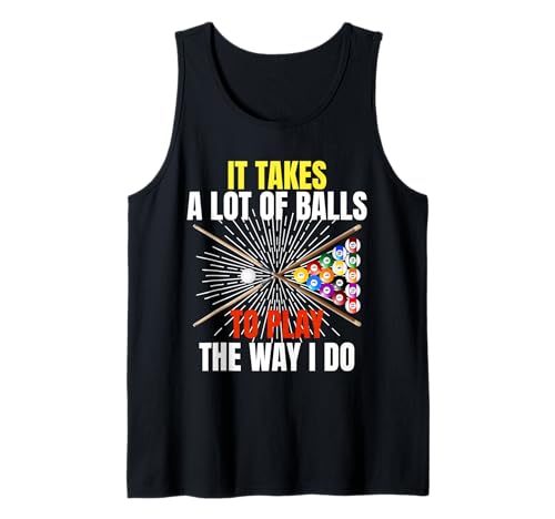 Lustiges Pool-Design für Männer und Frauen, Billard-Liebhaber, Poolspieler Tank Top von 8 Ball Pool Gift Billiards Accessories & Stuff