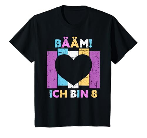 8. Geburtstag Mädchen 8 Jahre Acht Nichte Tochter Enkelin T-Shirt von 8 Jahre Mädchen Geschenke