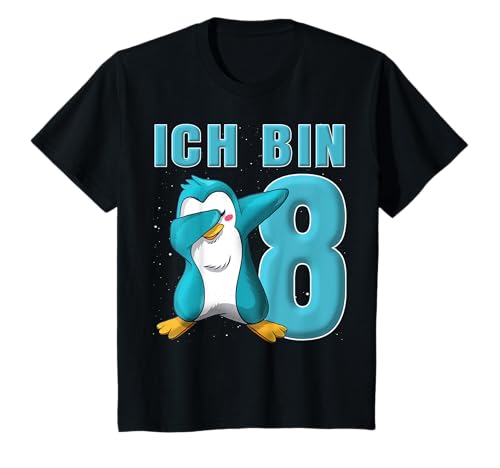 Pinguin 8 Jahre Jungen Mädchen Pinguin 8 Geburtstag T-Shirt Pinguin 8 Jahre Jungen Mädchen Pinguin 8 Geburtstag T-Shirt von 8 Jahre Pinguin 8 Geburtstagsshirts für Kinder