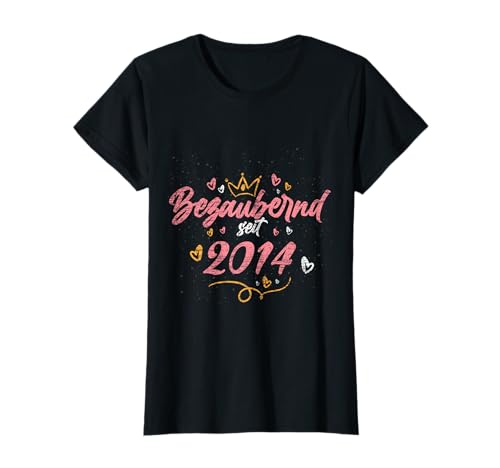 Bezaubernd seit 2014 Geschenk Mädchen 8. Geburtstag T-Shirt Bezaubernd seit 2014 Geschenk Mädchen 8. Geburtstag T-Shirt von 8 Jahre alt Geburtstag Geschenk Frauen 2014