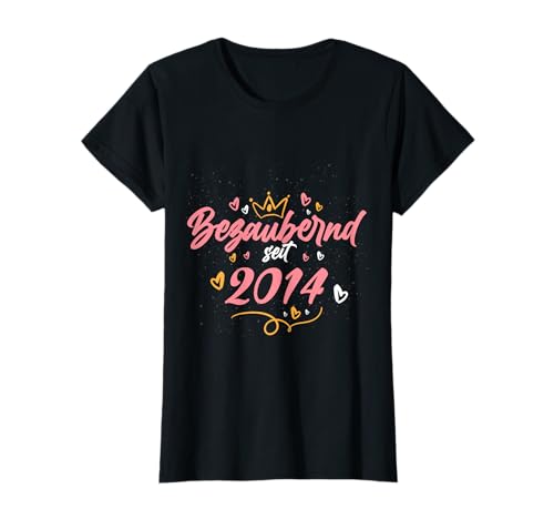 Bezaubernd seit 2014 Geschenk Mädchen 8. Geburtstag T-Shirt Bezaubernd seit 2014 Geschenk Mädchen 8. Geburtstag T-Shirt von 8 Jahre alt Geburtstag Geschenk Frauen 2014