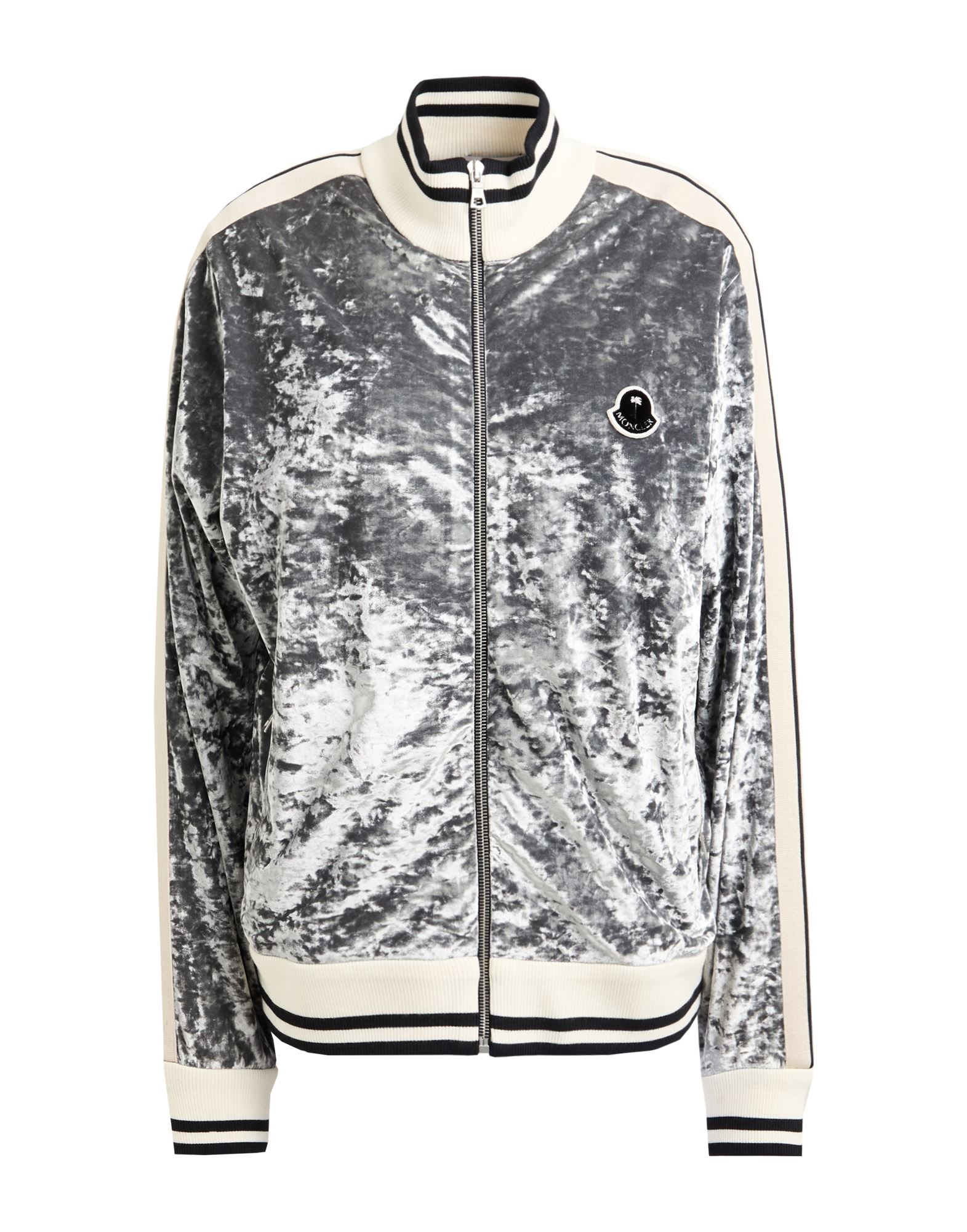 8 MONCLER PALM ANGELS Sweatshirt Damen Grau von 8 MONCLER PALM ANGELS